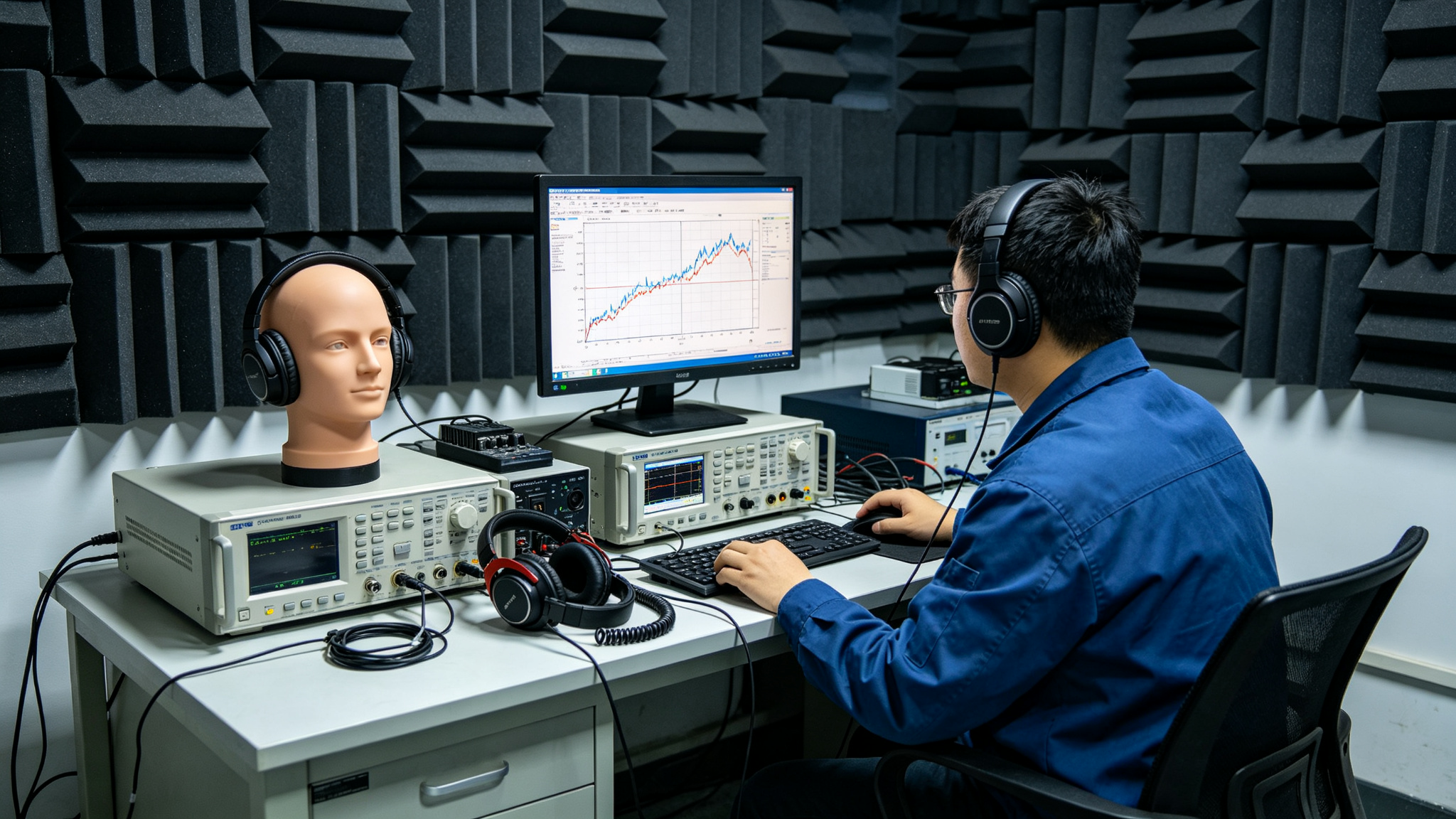 Acoustic Lab — anechoic acoustic measurement and tuning lab