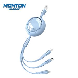 MT-XMJ03 明镜伸缩快充一拖三数据线 Charging Cable