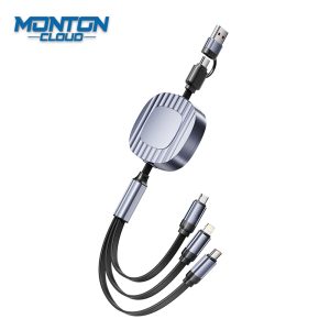 MT-XYG03 雅格二拖三伸缩数据线 Charging Cable