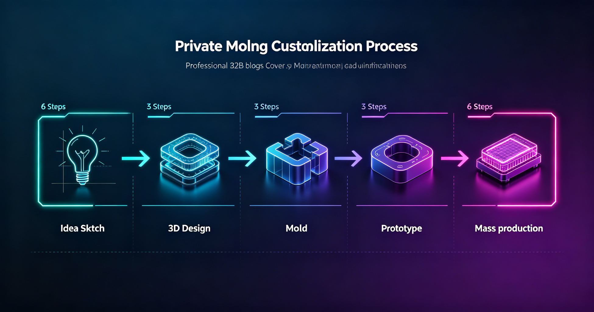 Proceso de personalización de molde privado: 6 pasos desde idea hasta producción en masa