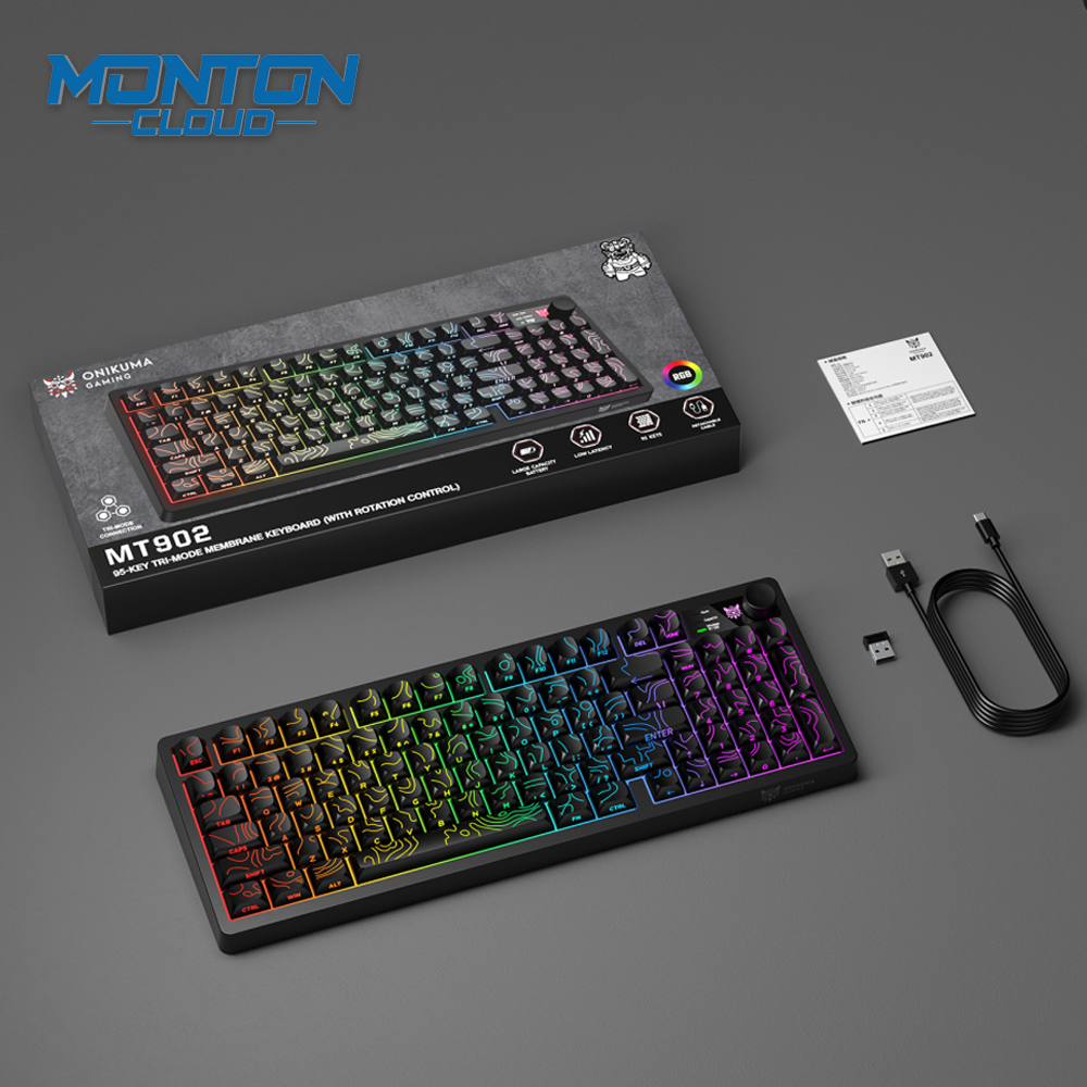 لوحة مفاتيح ألعاب MT902-black